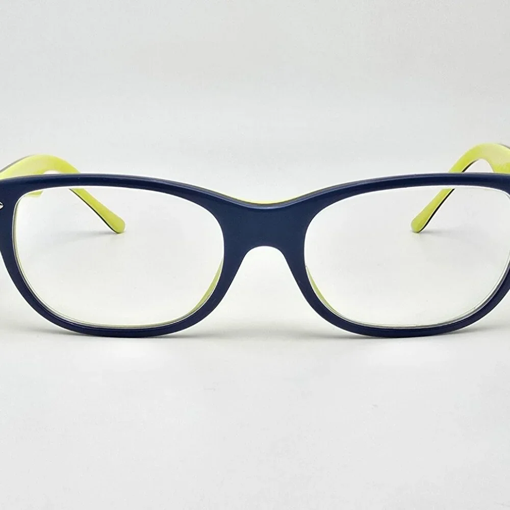 Ray-Ban RB1555 3819 Top Blue on Yellow Kids Eyeglasses Frame w/ Flexhinge 48mm